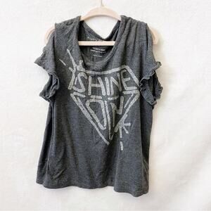 Girl's Rockets of Awesome Grey Short Sleeve Tee sz 7